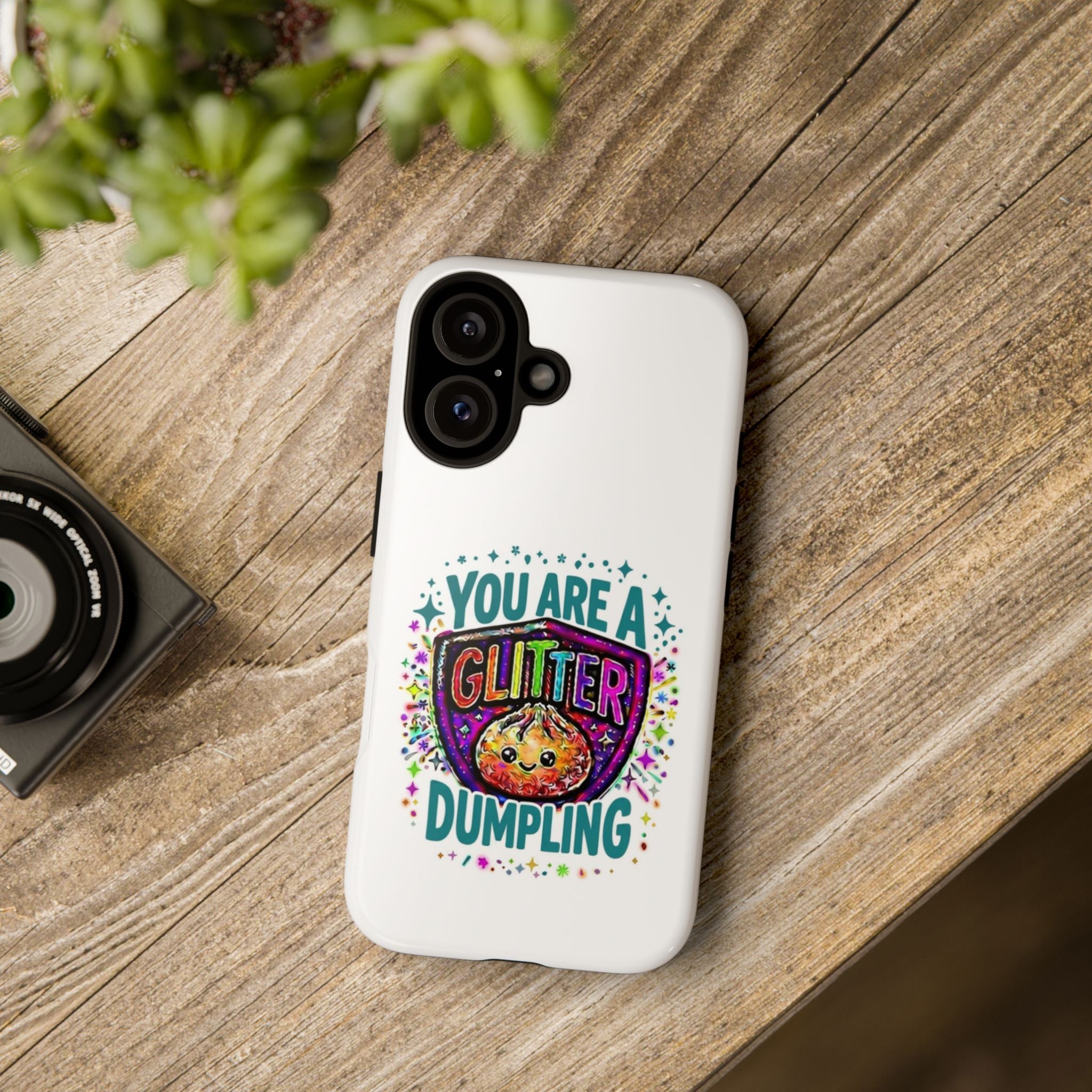 Glitter Dumpling Phone Case
