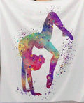Paint Splatter Gymnast Blanket